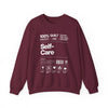 "Self-Care Nutritional Label" Cozy Sweatshirt