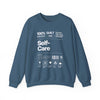 "Self-Care Nutritional Label" Cozy Sweatshirt